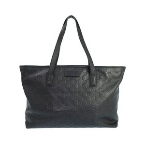 Gucci Guccissima Leather Shopping Tote black
